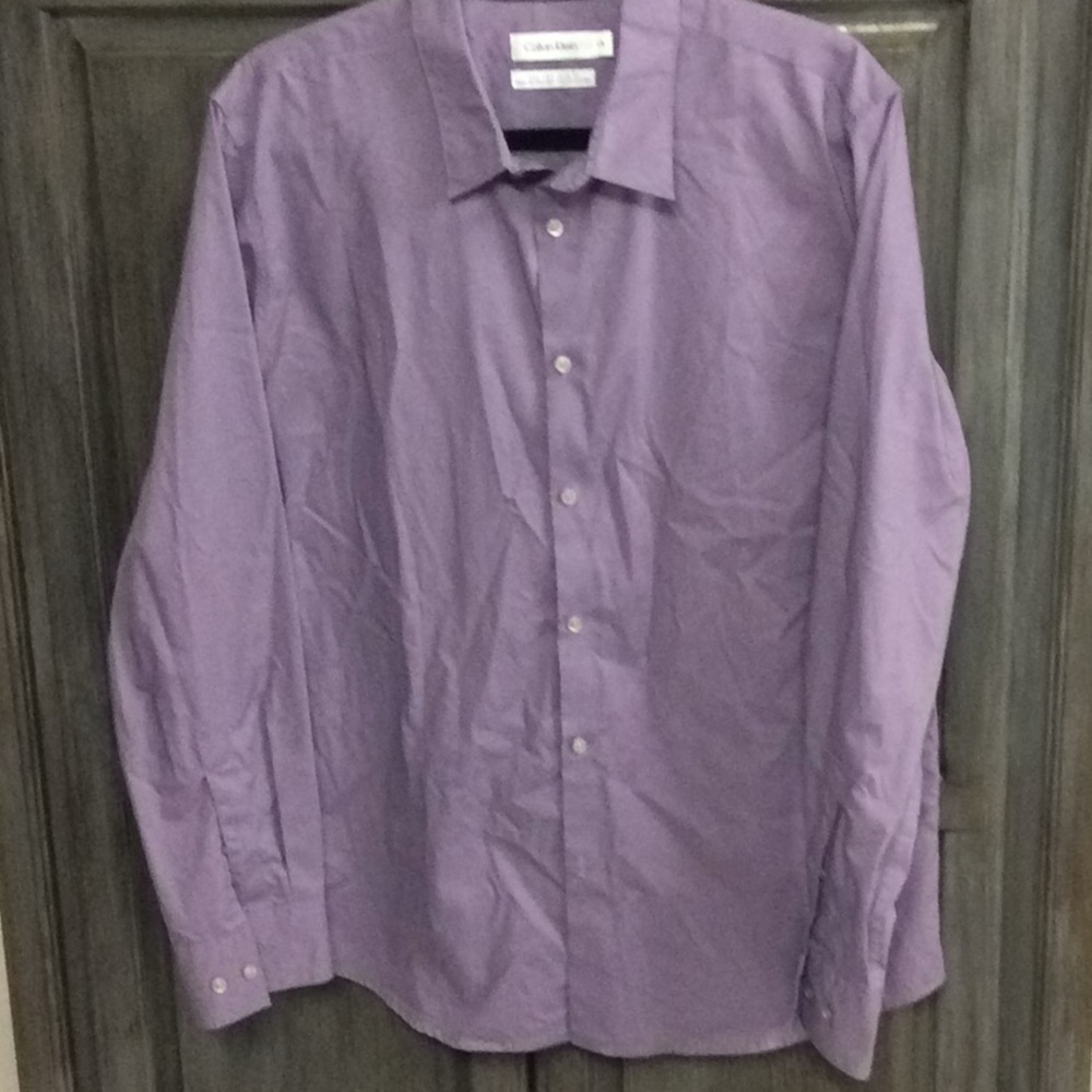 Calvin Klein lite purple dress shirt